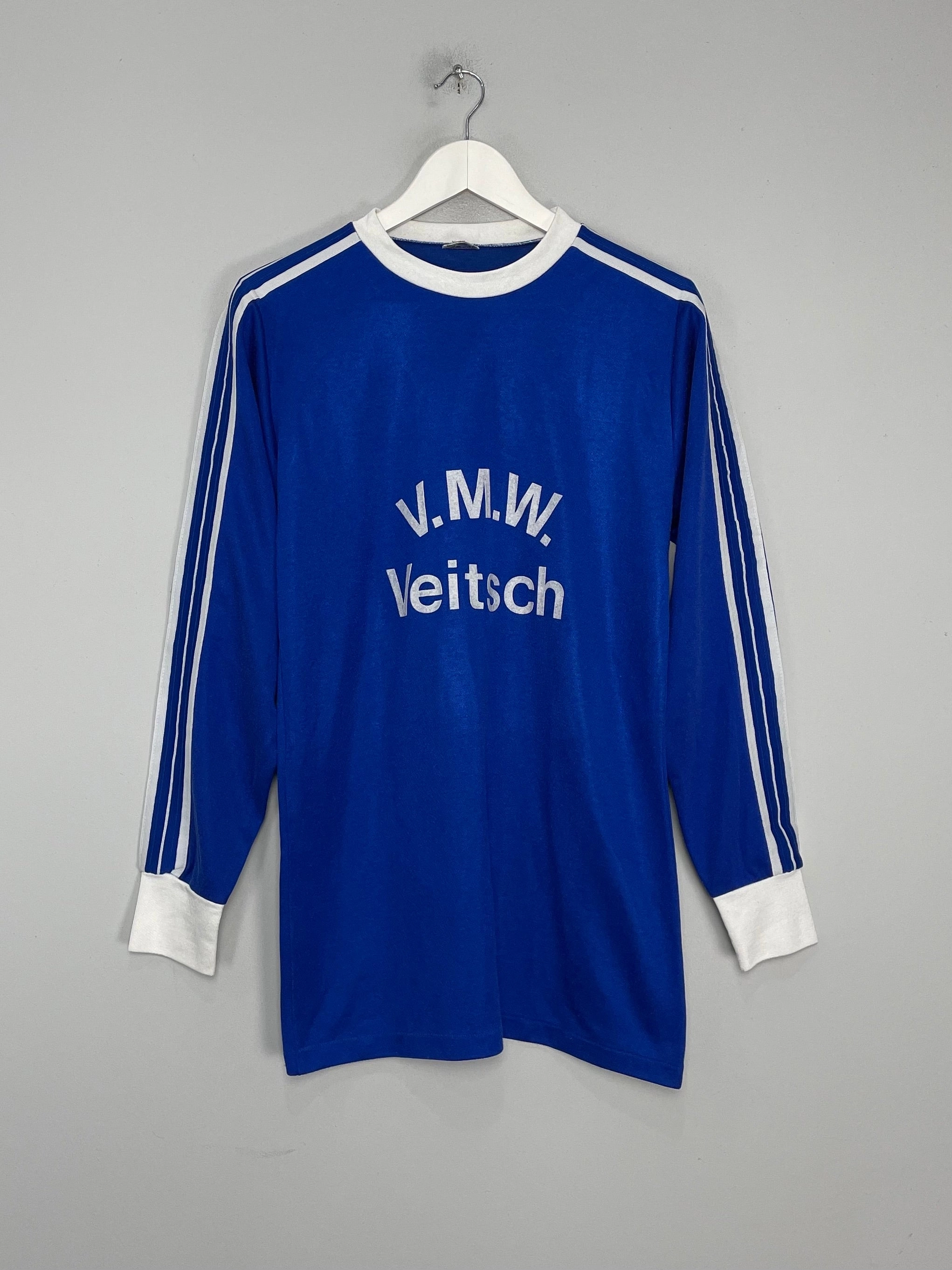 1981/82 VMW VEITSCH L/S #6 TEMPLATE SHIRT (L) ADIDAS Cool Fit Sweat Ready