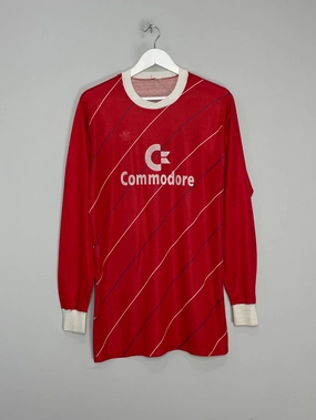 1984/86 BAYERN MUNICH L/S HOME SHIRT (L) ADIDAS Lean Motion Muscle Motion