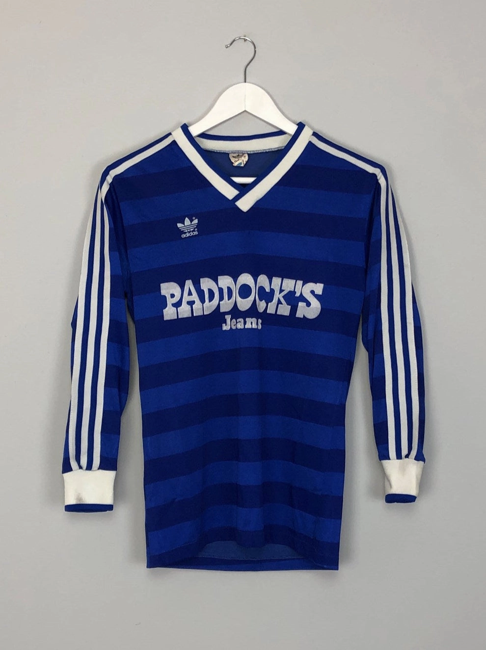1985/86 SCHALKE L/S HOME SHIRT (S) ADIDAS Durable Double Stitched Seams