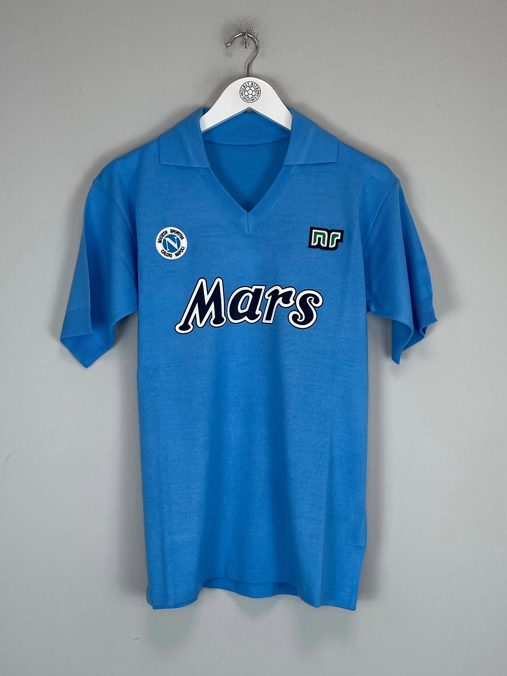 Temperature Regulating Fabric 1988/89 Napoli #10 Maradona *BNWT* Reissue Home Shirt (L) Ennerre