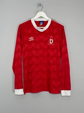1988/90 #7 L/S TEMPLATE SHIRT (M) UMBRO Eco Friendly Recycled Yarn Adaptable Fit