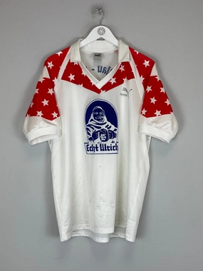 Pre Shrunk Fabric 1989/90 SV BLAU DOLAU #3 HOME SHIRT (XL) PUMA
