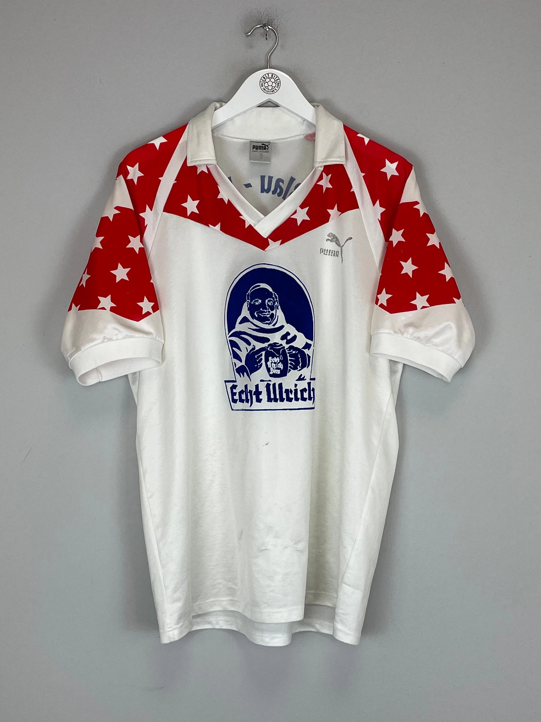 Pre Shrunk Fabric 1989/90 SV BLAU DOLAU #3 HOME SHIRT (XL) PUMA