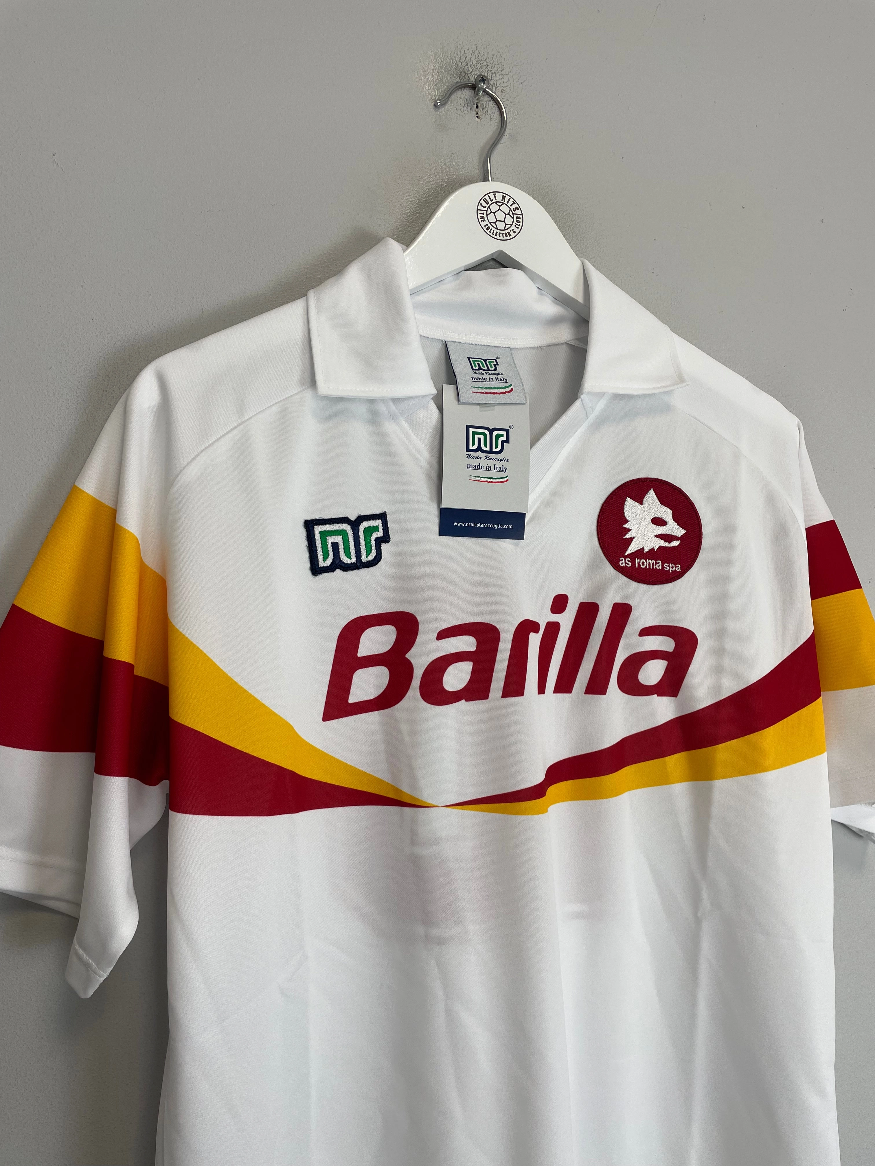 1990/91 Roma #10 *BNWT* Reissue Away Shirt (Multiple Sizes) Ennerre Crisp Look