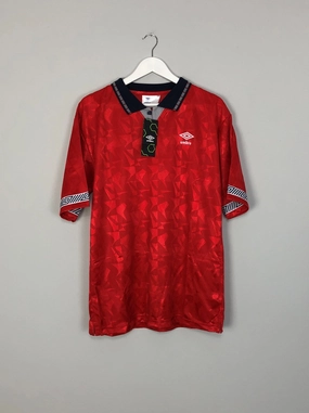 1990 UMBRO #19 ITALIA 90 *BNWT* REISSUE TEMPLATE AWAY SHIRT (MULTIPLE SIZES) Endurance Wear