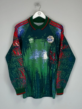 Microfiber Performance Blend 1992/93 FC LUZERN #1 *MATCH WORN* GK SHIRT (M) ADIDAS