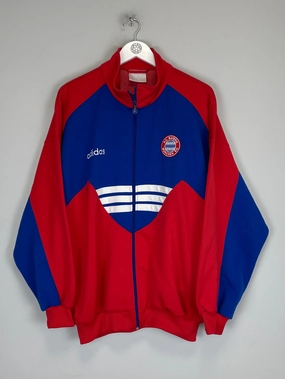 Raglan Sleeve Cut Classic Feel 1993/95 BAYERN MUNICH GERD NEUHOLD #1 TRACK JACKET (L) ADIDAS