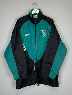 1994/95 LIVERPOOL WINDBREAKER JACKET (L) ADIDAS Slim Finish Crisp Details