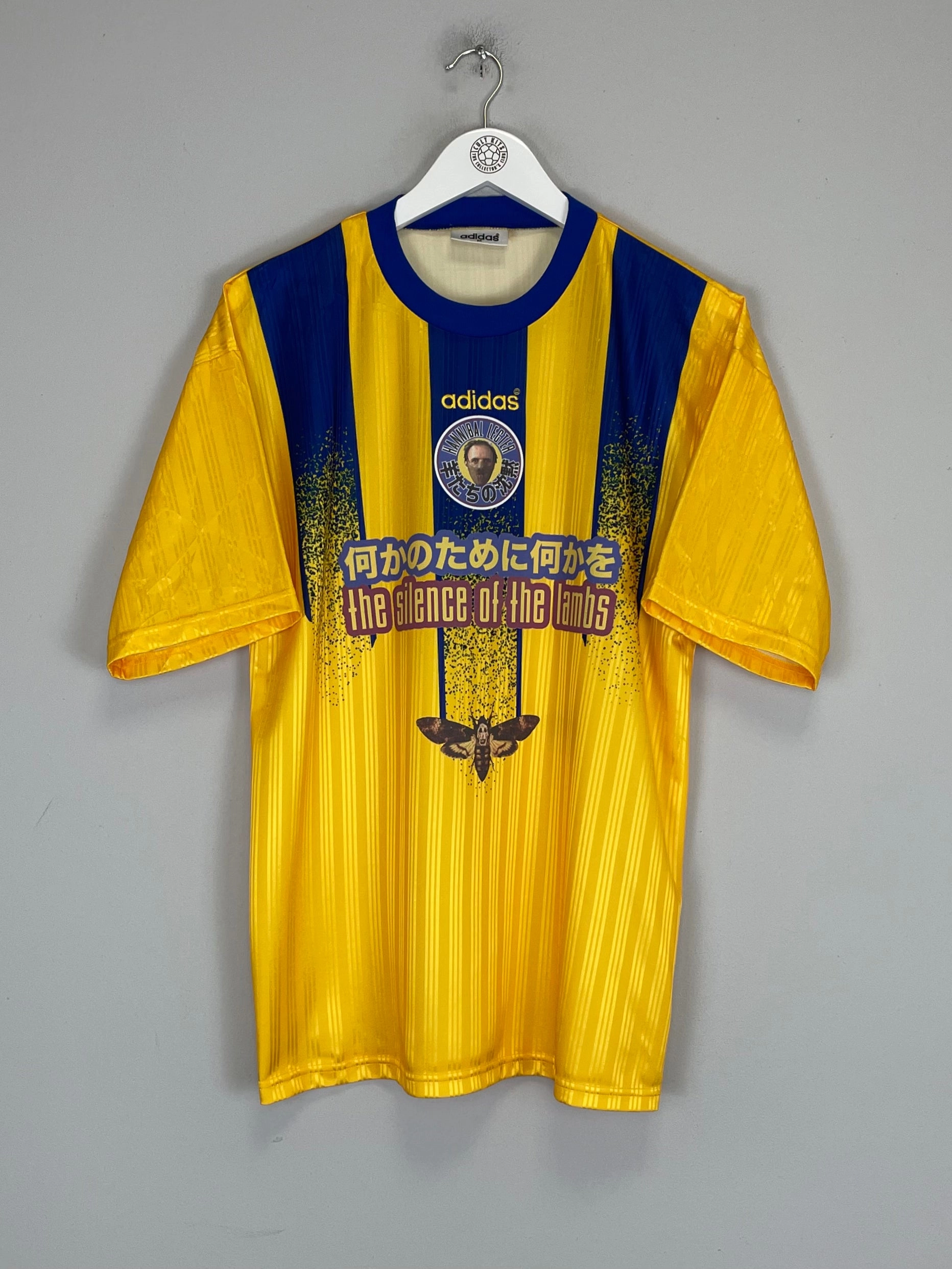 1994/96 SILENCE OF THE LAMBS X JAPANESE MOVIE MASHUP SHIRT (M) ADIDAS Quick Flex