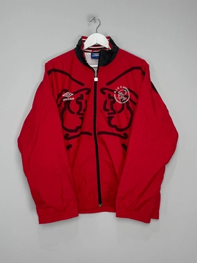 1995/96 AJAX TRACK JACKET (M) UMBRO Core Support Thermoregulating Technology