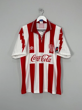 1995/96 NECAXA HOME SHIRT (L) UMBRO Smooth Finish Fit Tech