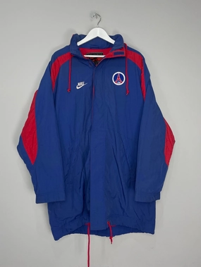 1995/96 PSG BENCH COAT (L) NIKE Micro Perforated Ventilation