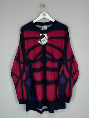 1995 ADIDAS 'TERMINATOR' *BNWT* GK TEMPLATE SHIRT (L) Ultimate Comfort Lining Walk Friendly