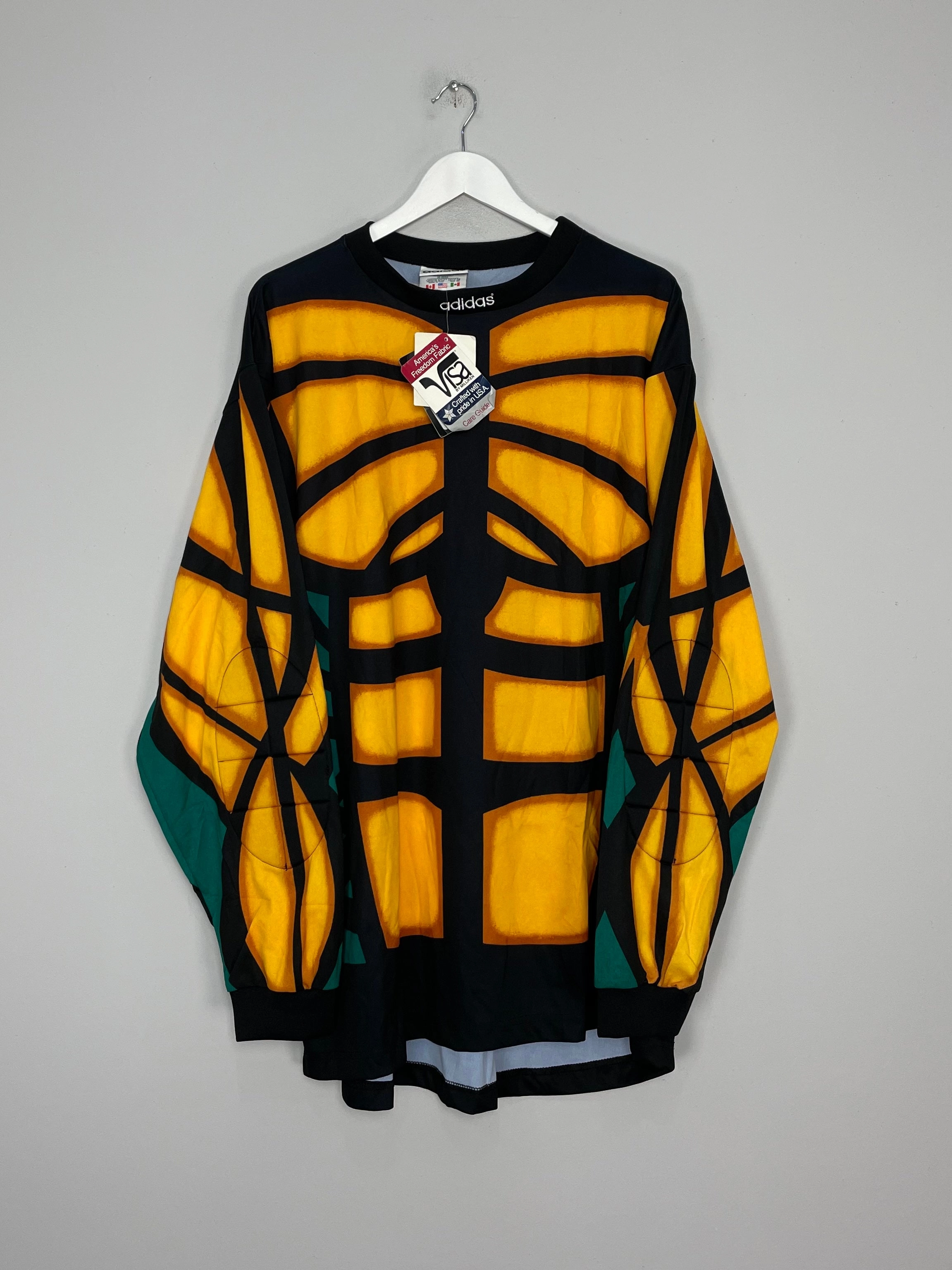 1996/97 ADIDAS TERMINATOR *BNWT* GK TEMPLATE SHIRT (XL) On The Go Play Ready