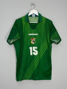 Action Performance 1996/97 BOLIVIA #15 HOME SHIRT (L) UMBRO