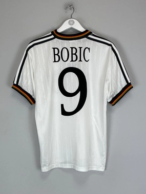 Lockstitch Detailing Non Irritating Seams 1996/98 GERMANY BOBIC #9 HOME SHIRT (S) ADIDAS