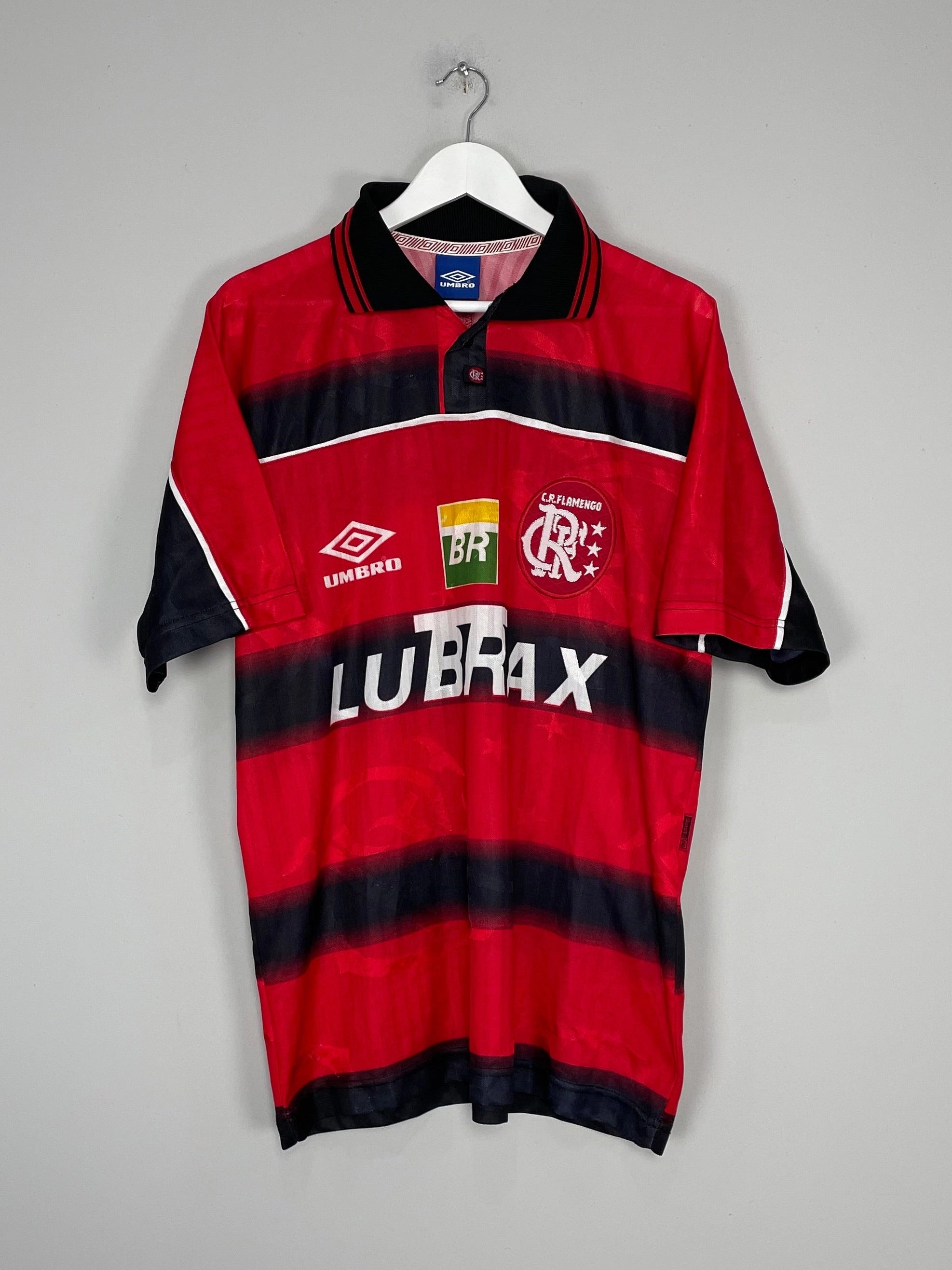 1997/98 FLAMENGO HOME SHIRT (L) UMBRO Tagless Construction
