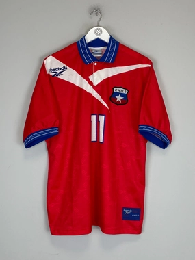 1997/99 CHILE SALAS #11 HOME SHIRT (L) REEBOK Classic Fit Compression Support Panels