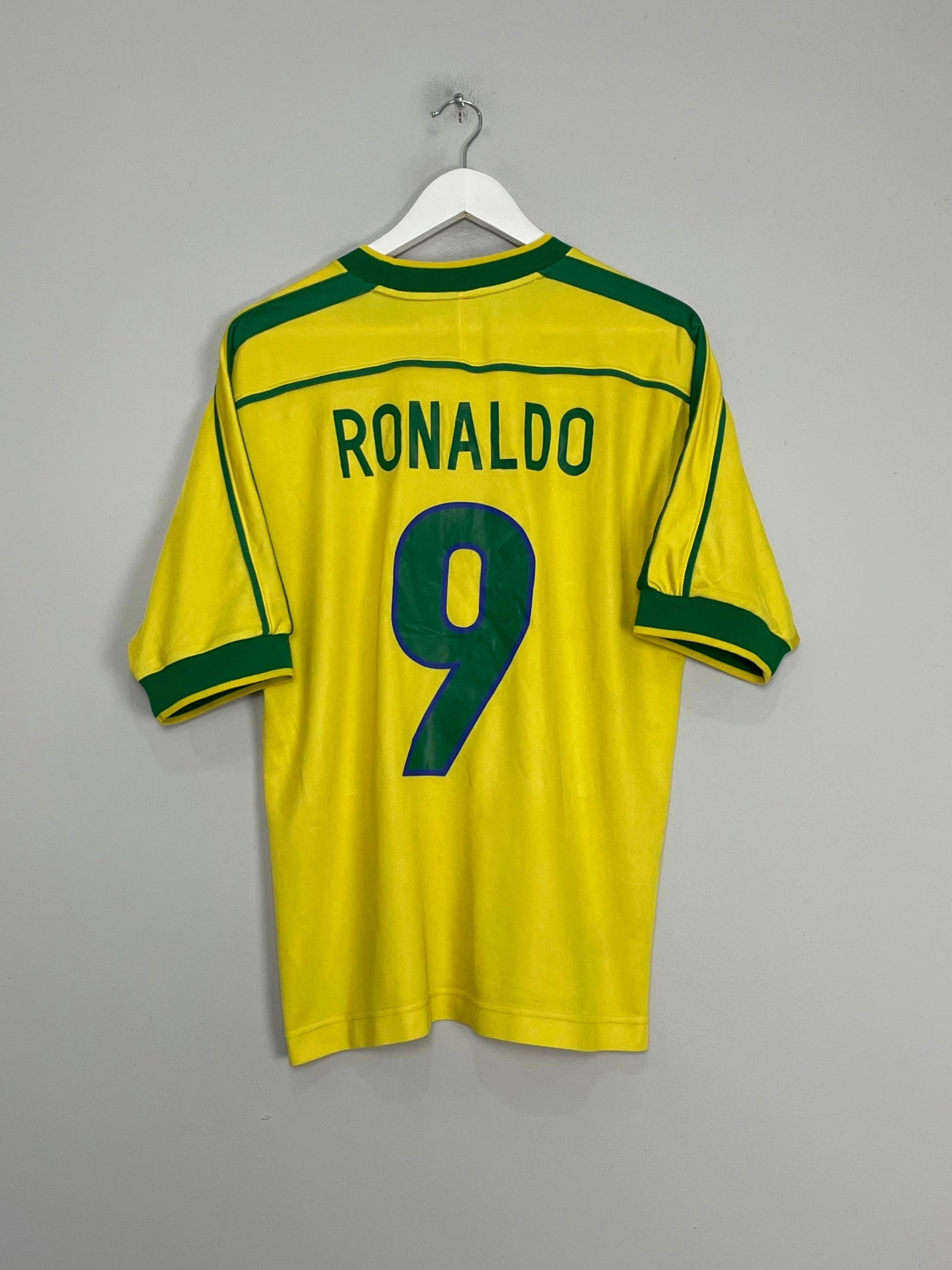 1998/00 BRAZIL RONALDO #9 HOME SHIRT (M) NIKE Chill Days
