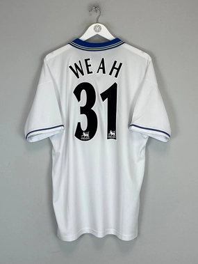 Tight Feel Odor Resistant Finish 1998/00 CHELSEA WEAH #31 AWAY SHIRT (XXL) UMBRO