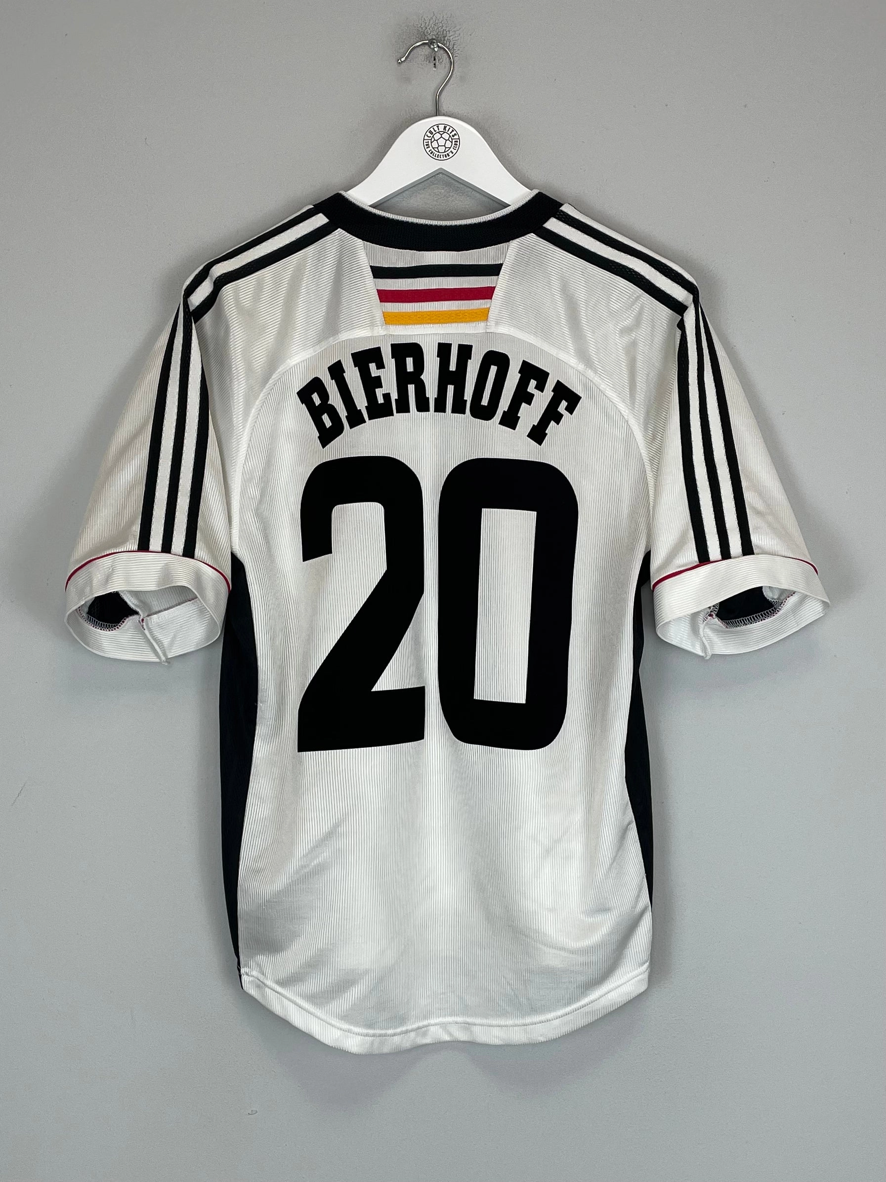 1998/00 GERMANY BIERHOFF #20 HOME SHIRT (S) ADIDAS Anti Slip Inner Grip