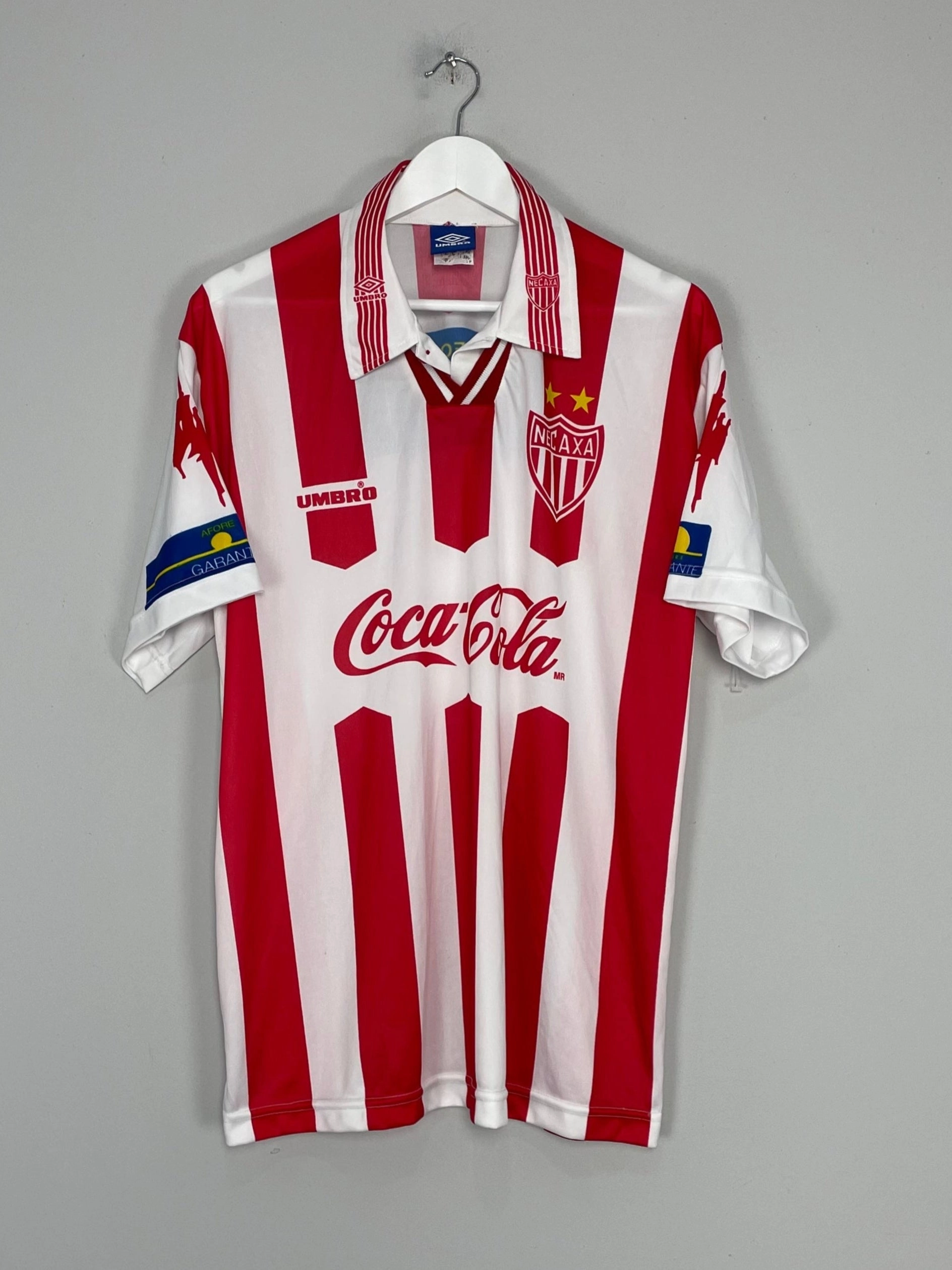 1998/99 NECAXA HOME SHIRT (XL) UMBRO Moisture Wicking Textile Technology Versatile Outfit