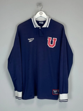 Dry Layer 1998/99 UNIVERSIDAD DE CHILE L/S HOME SHIRT (L) REEBOK