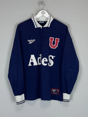 Reinforced Hemlines Stretchable Armholes 1998/99 UNIVERSIDAD DE CHILE L/S HOME SHIRT (M) REEBOK