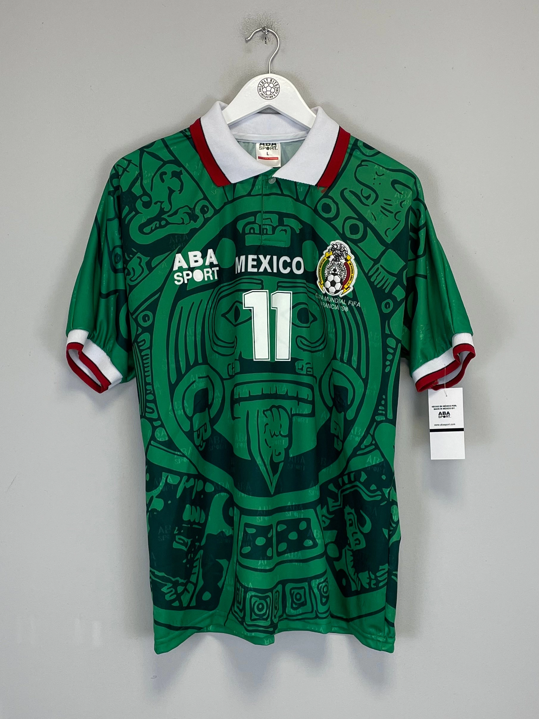 Fast Layering 1998 Mexico Blanco #11 *Reissue* Home (Multiple Sizes) ABA Sport