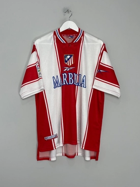 Any Activity Recycled Material Options 1999/00 ATLETICO MADRID HOME SHIRT (XL) REEBOK