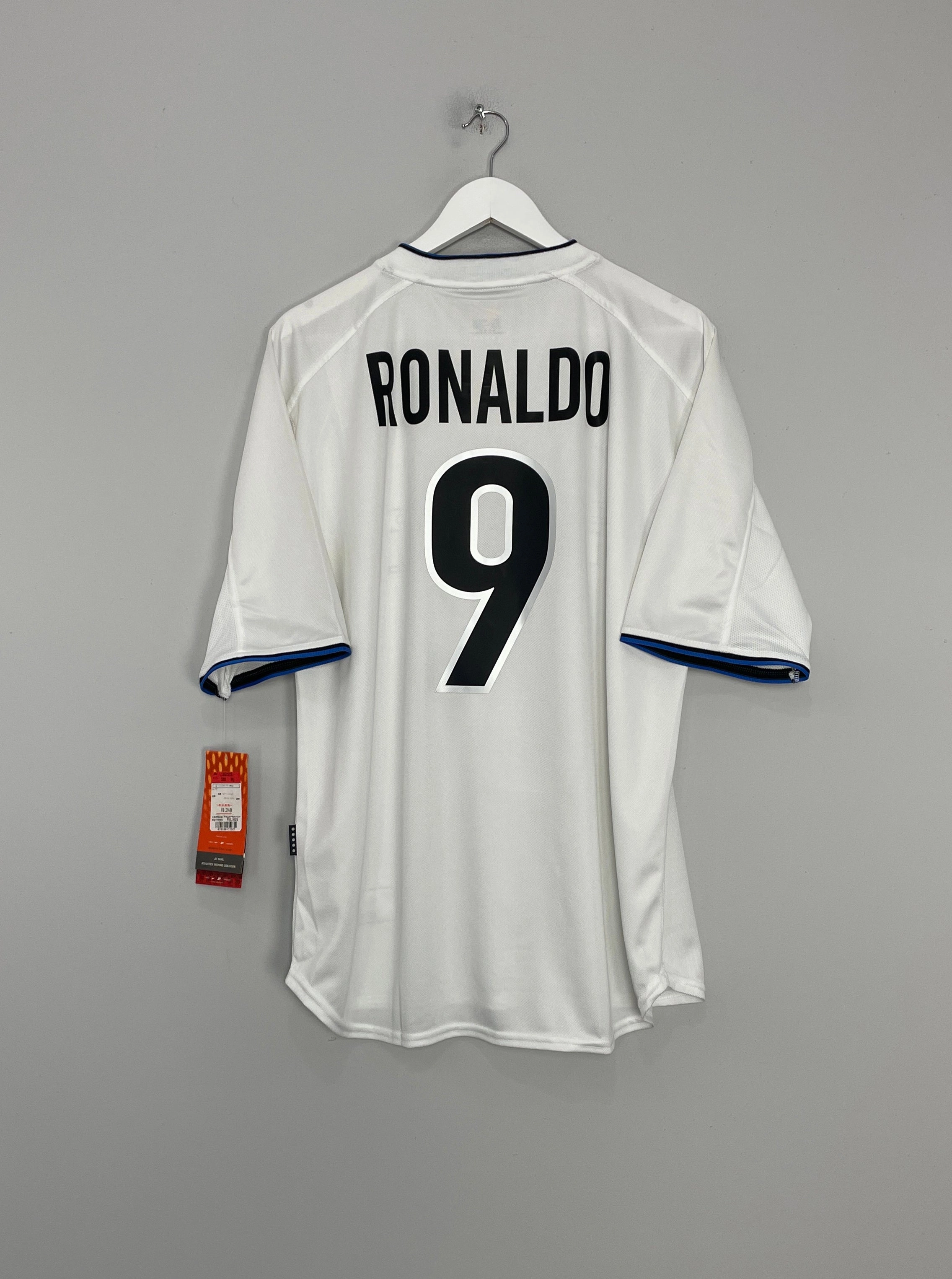 Speed Ready 1999/00 INTER MILAN RONALDO #9 *BNWT* AWAY SHIRT (L) NIKE