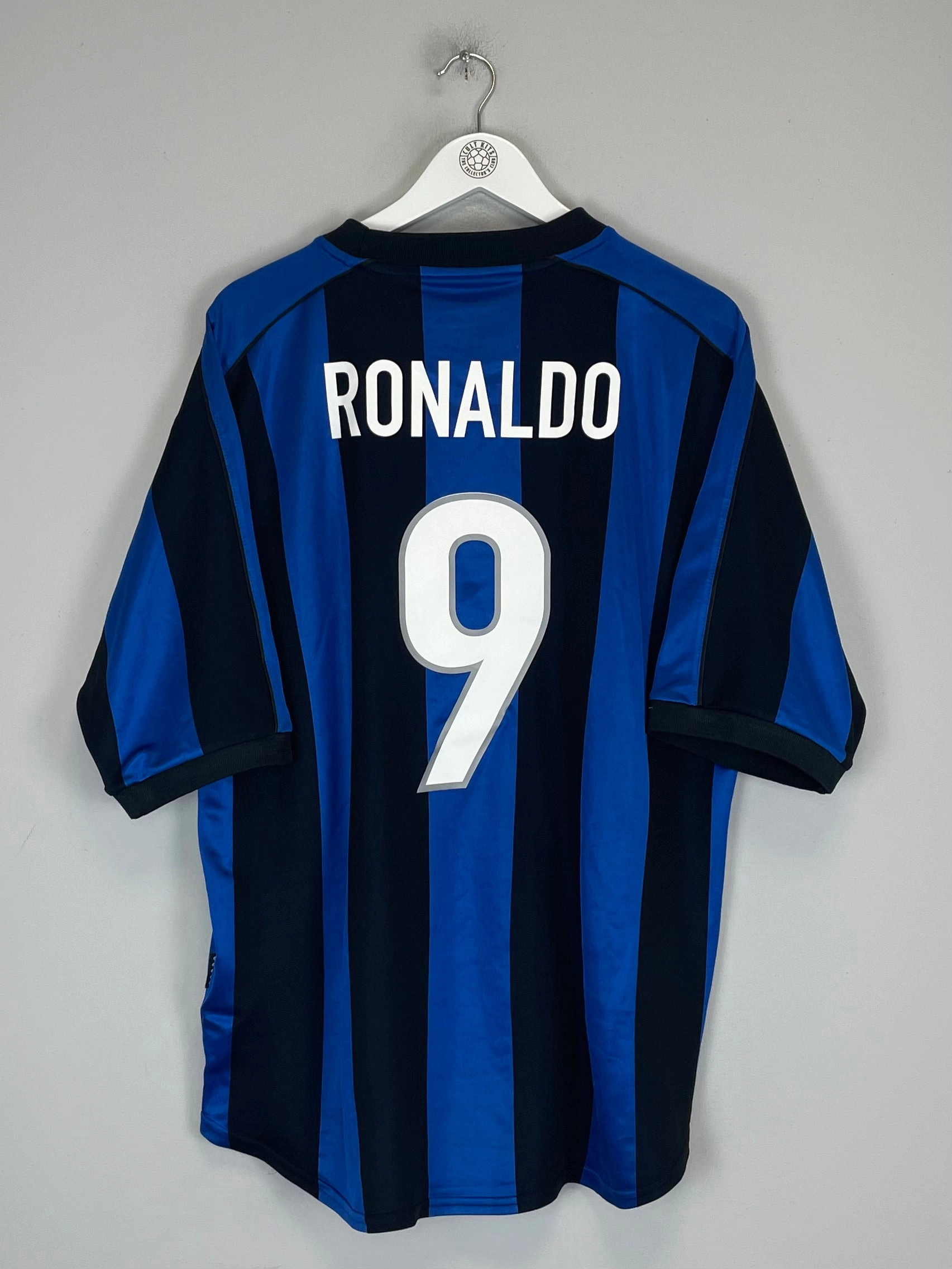 1999/00 INTER MILAN RONALDO #9 HOME SHIRT (XL) NIKE fitness gear Versatile Gear
