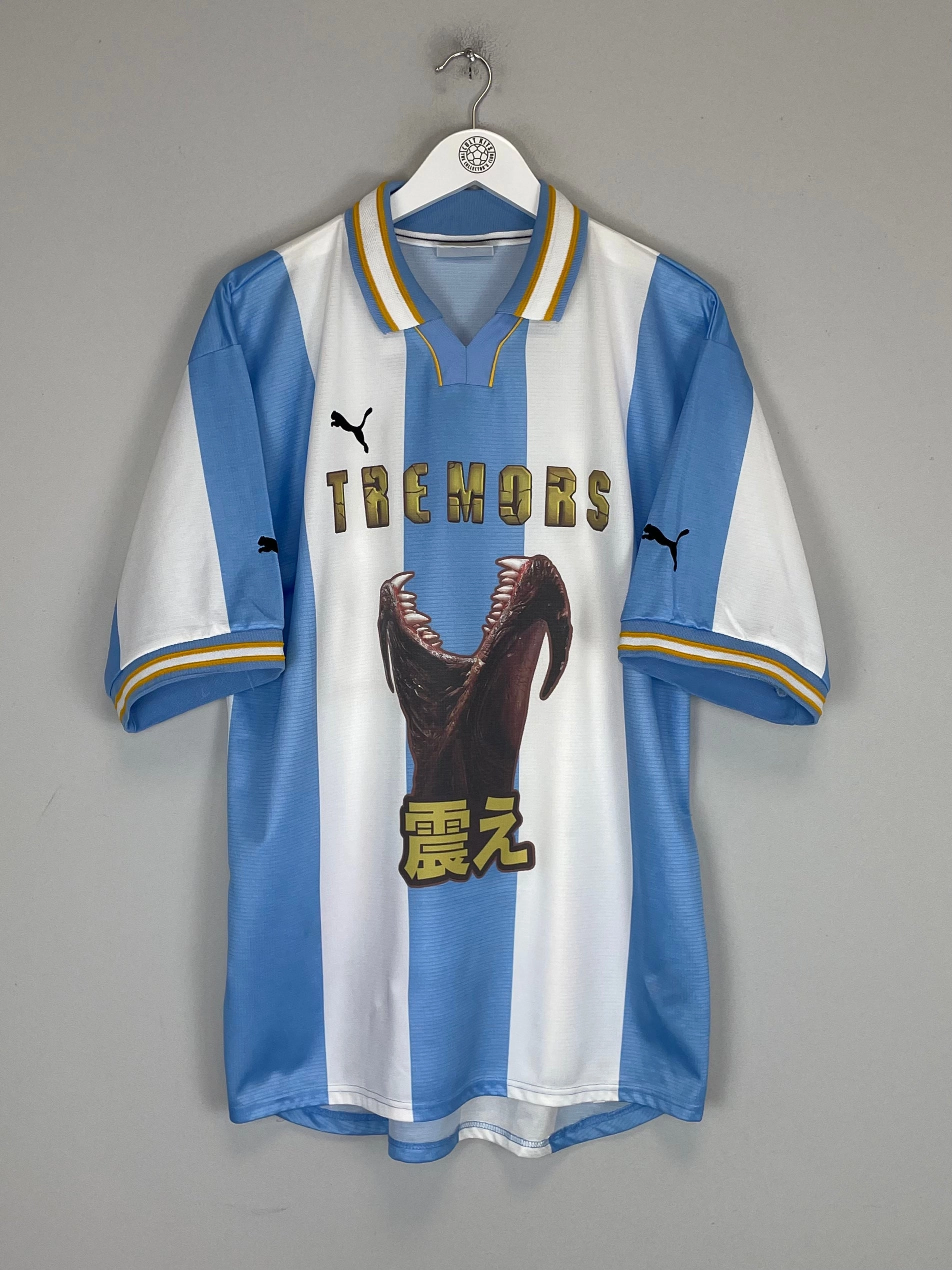 1999/00 TREMORS X JAPANESE MOVIE MASHUP SHIRT (XL) PUMA Muscle Fit Bold Vibe
