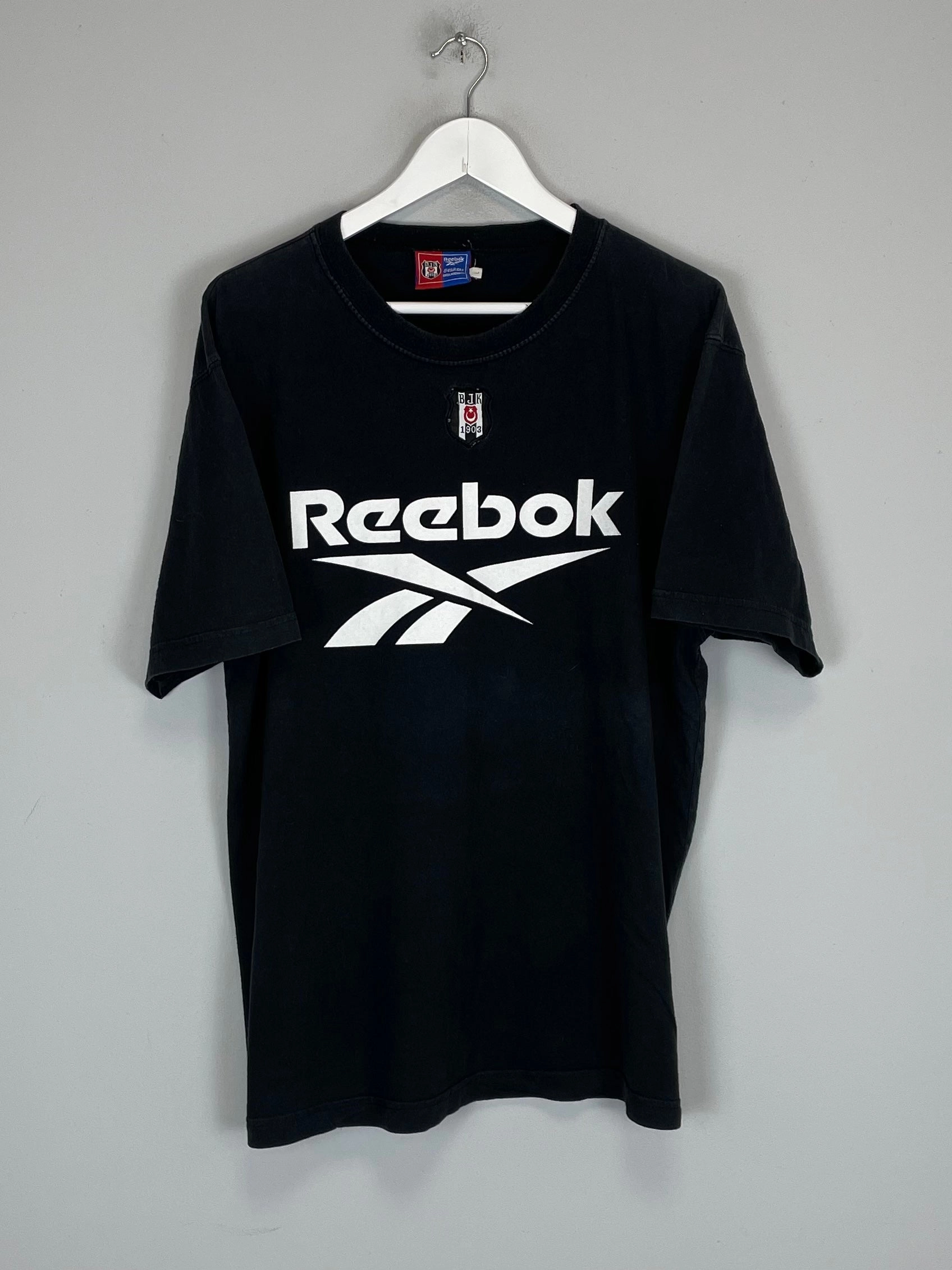 Strategic Perforation Design Vented Back Panel 1999/01 BESIKTAS T-SHIRT (L) REEBOK