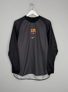 2000/01 BARCELONA GK SHIRT (L) NIKE Bold Trim