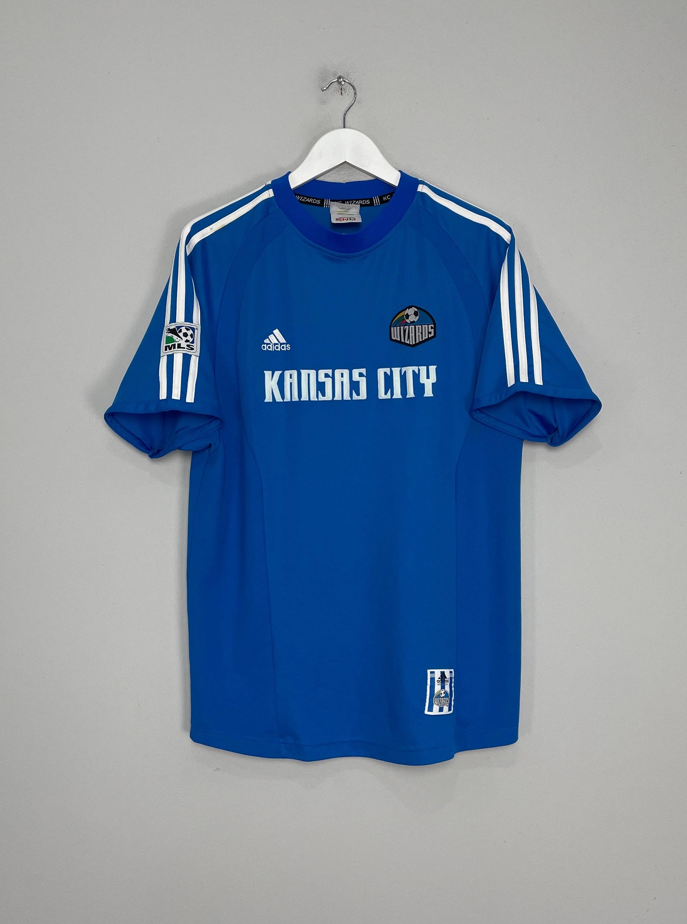 Non Restrictive Movement 2000/01 KANSAS CITY WIZARDS HOME SHIRT (M) ADIDAS
