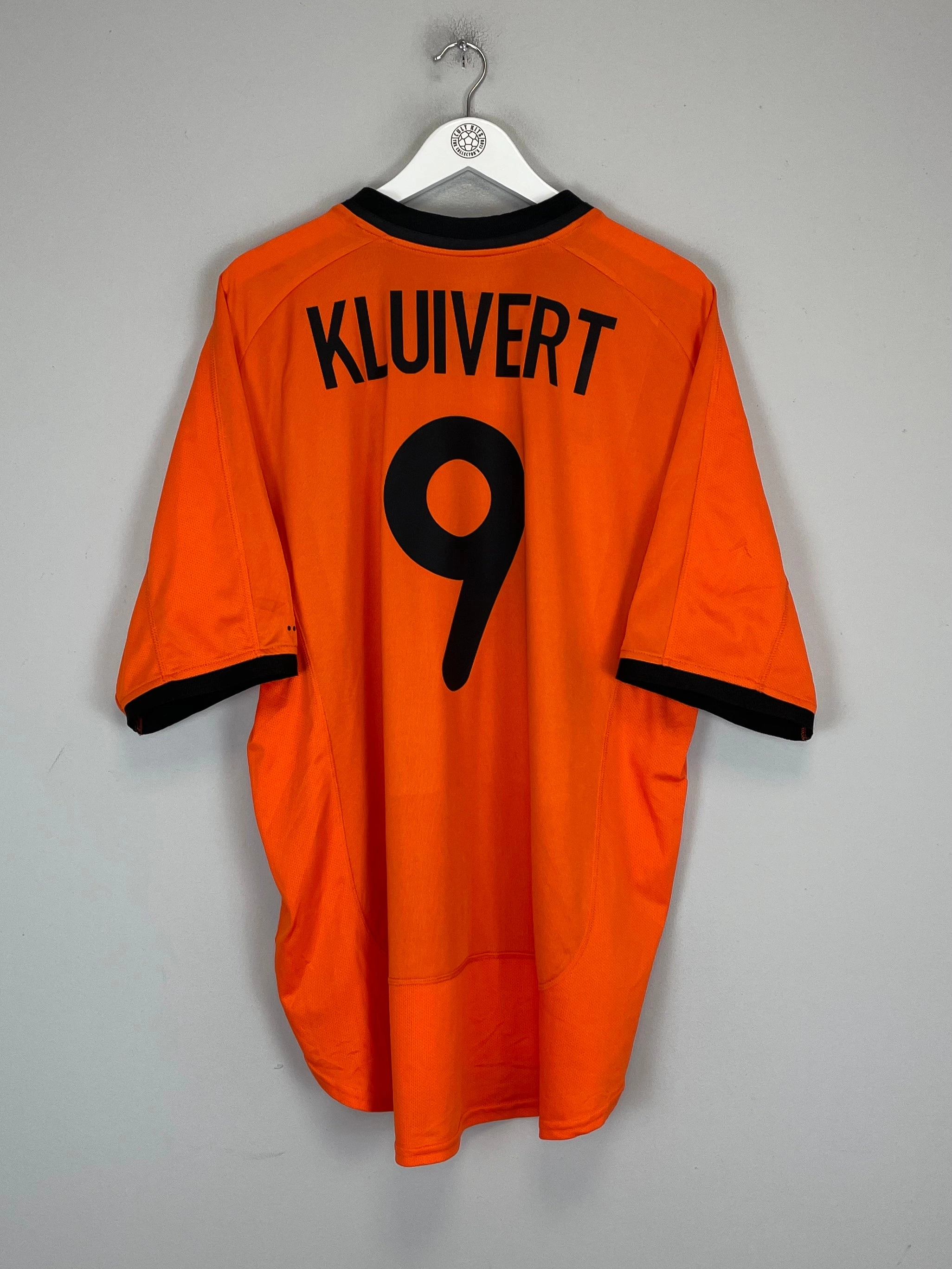 2000/02 NETHERLANDS KLUIVERT #9 HOME SHIRT (XXL) NIKE Maximum Comfort Under Layer