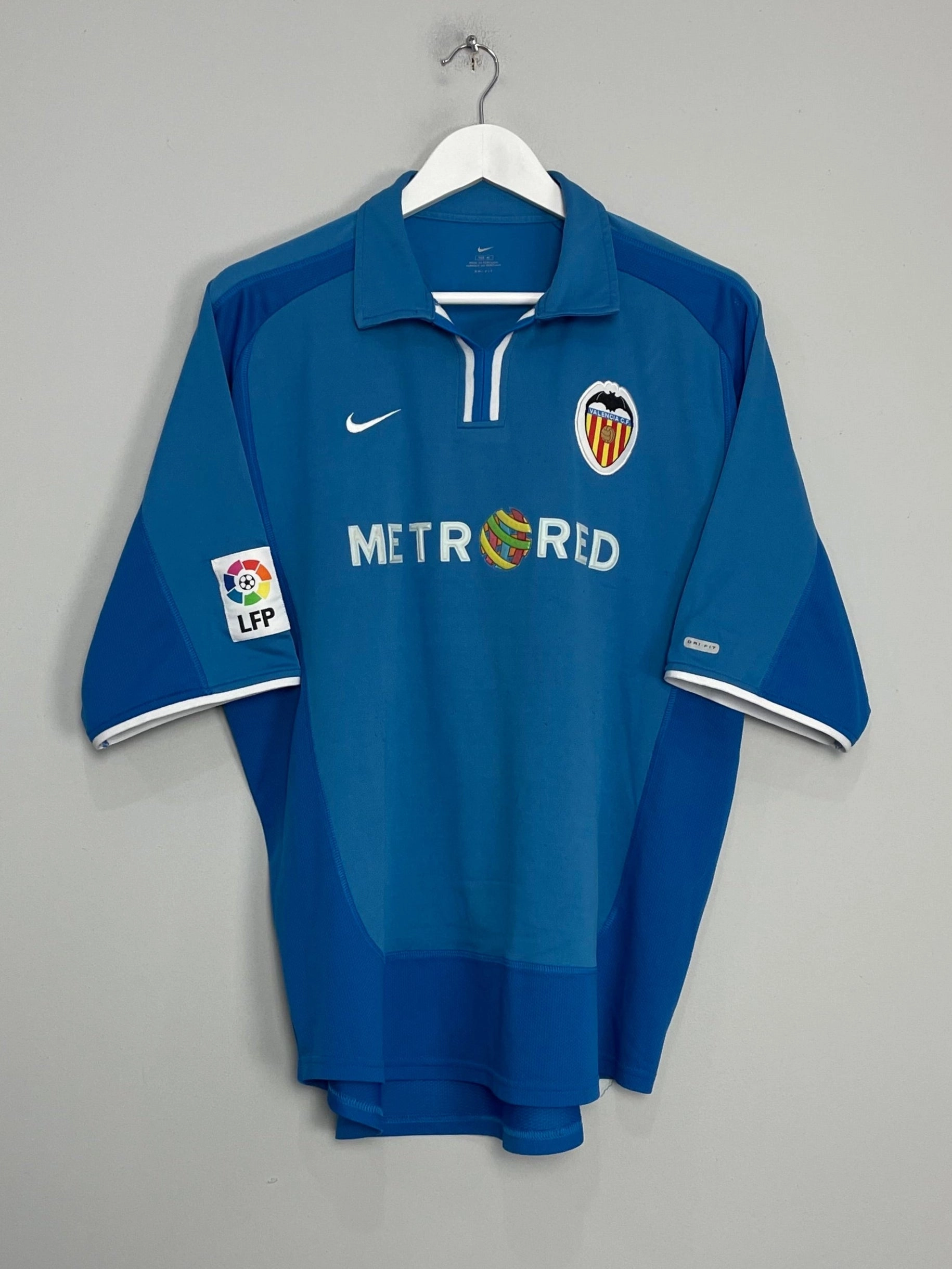 Low Bulk Material Quick Repair Yarn 2001/02 VALENCIA THIRD SHIRT (XL) NIKE