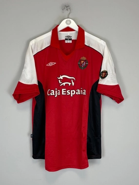 2001/03 REAL VALLADOLID *MINT* AWAY SHIRT (XL) UMBRO Athletic gear Non Restrictive Cut