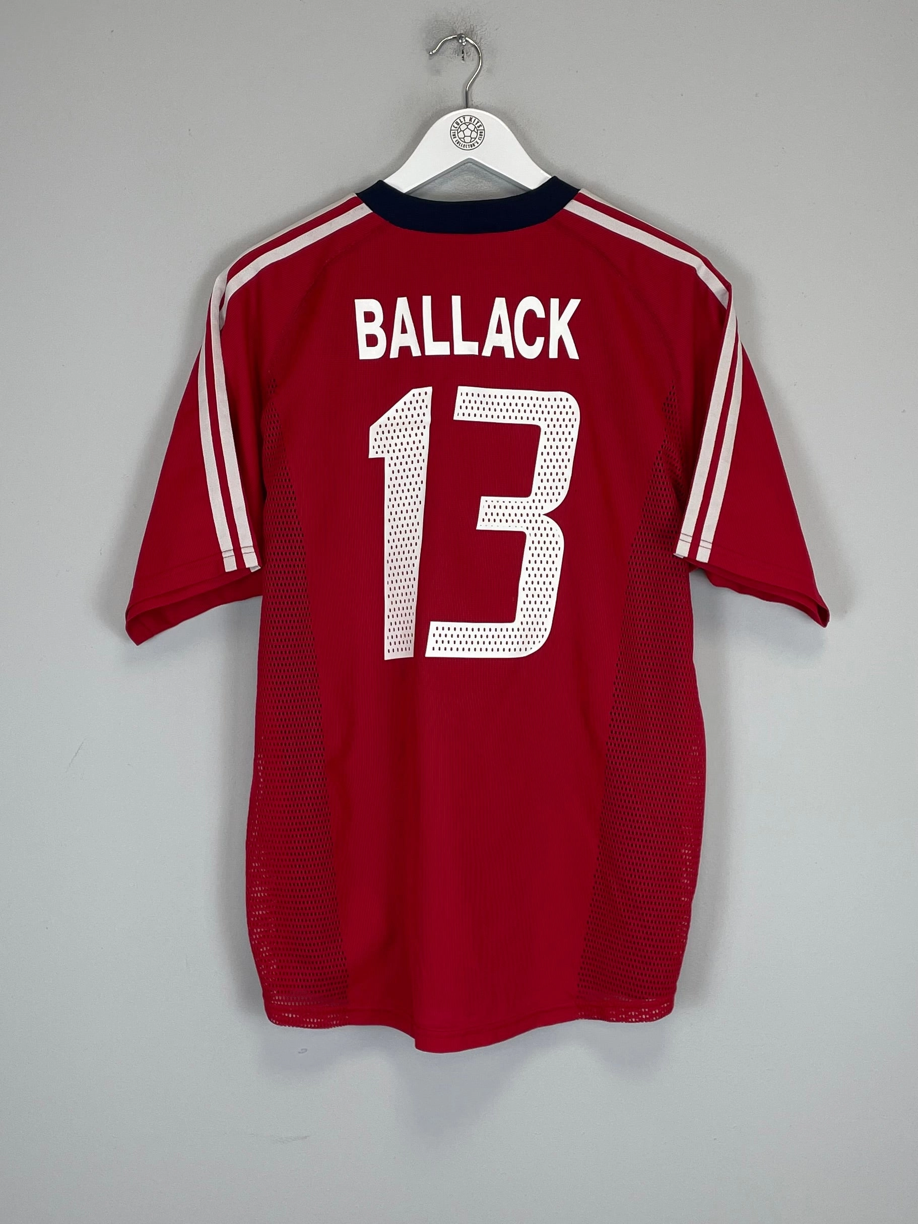 Active Weekend 2002/03 BAYERN MUNICH BALLACK #13 *PLAYER ISSUE* HOME SHIRT (L) ADIDAS