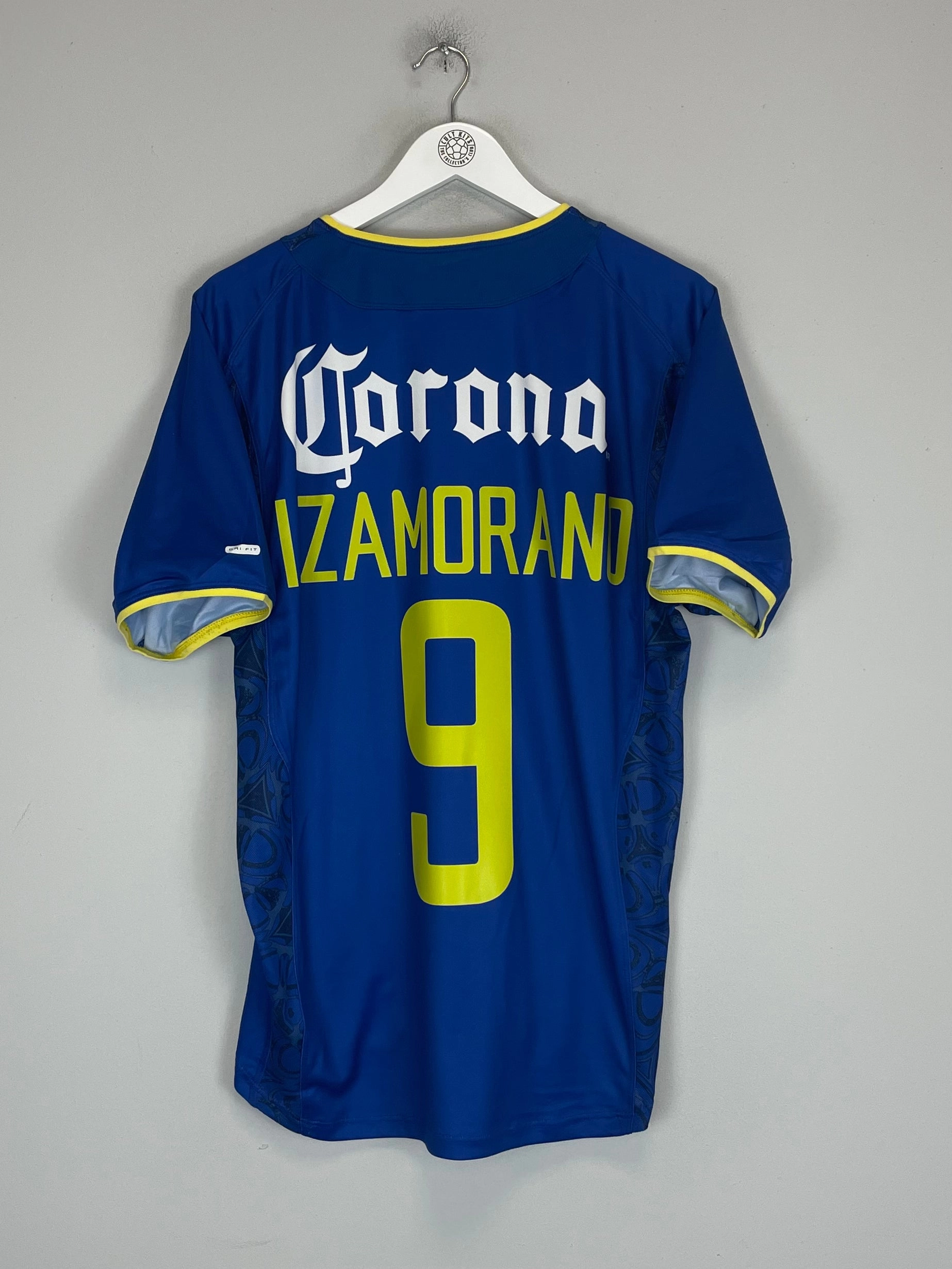 2002/03 CLUB AMERICA ZAMORANO #9 AWAY SHIRT (L) NIKE Anti Pilling Technology