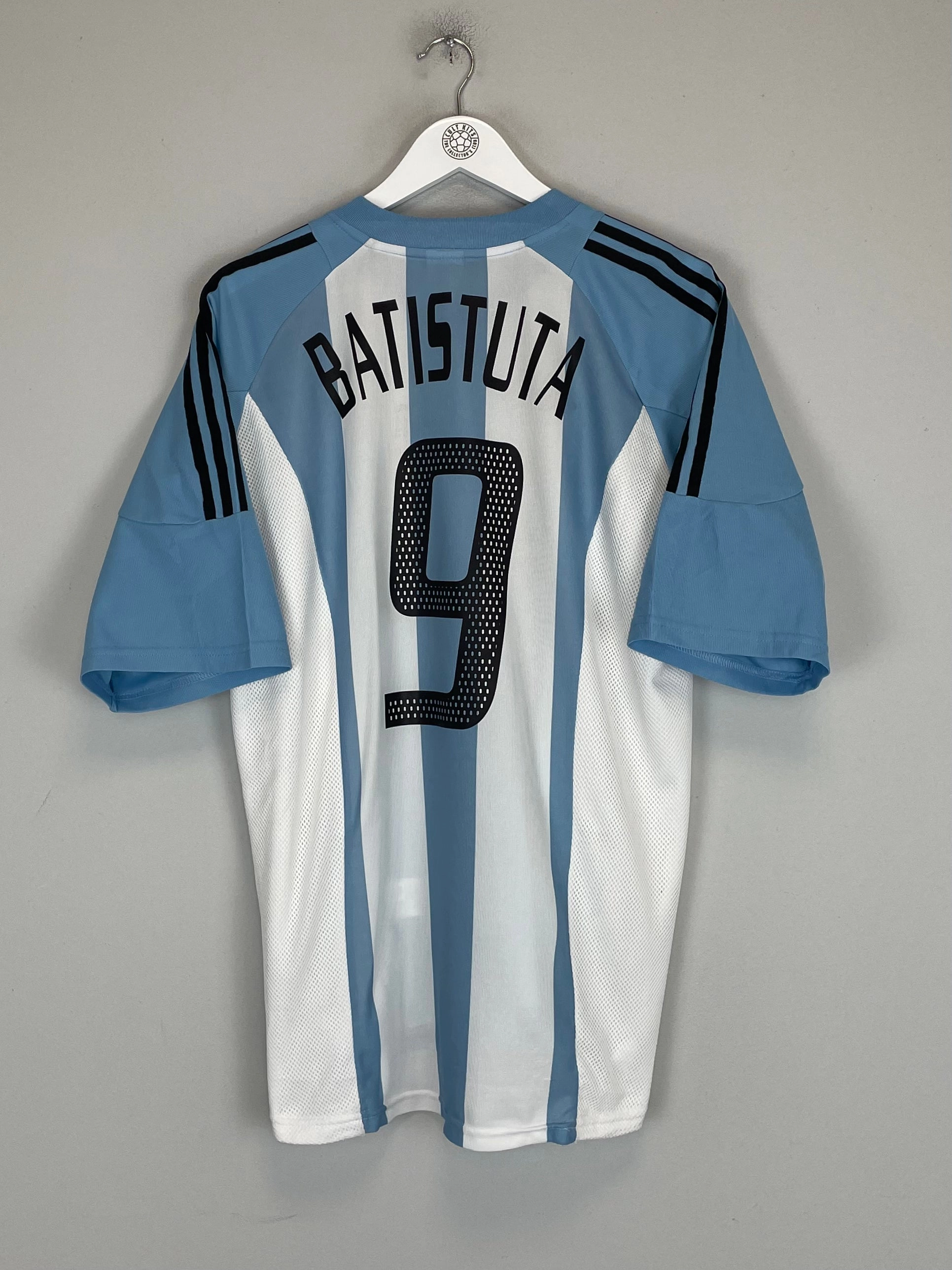 Casual Movement 2002/04 ARGENTINA BATISTUTA #9 HOME SHIRT (L) ADIDAS