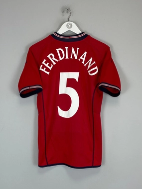 Adaptive Thermal Control 2002/04 ENGLAND FERDINAND #5 AWAY SHIRT (S) UMBRO