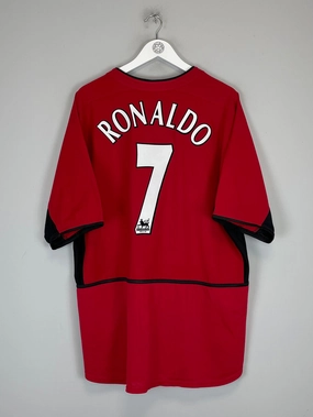 All-Purpose Gear 2002/04 MANCHESTER UNITED RONALDO #7 HOME SHIRT (XL) NIKE