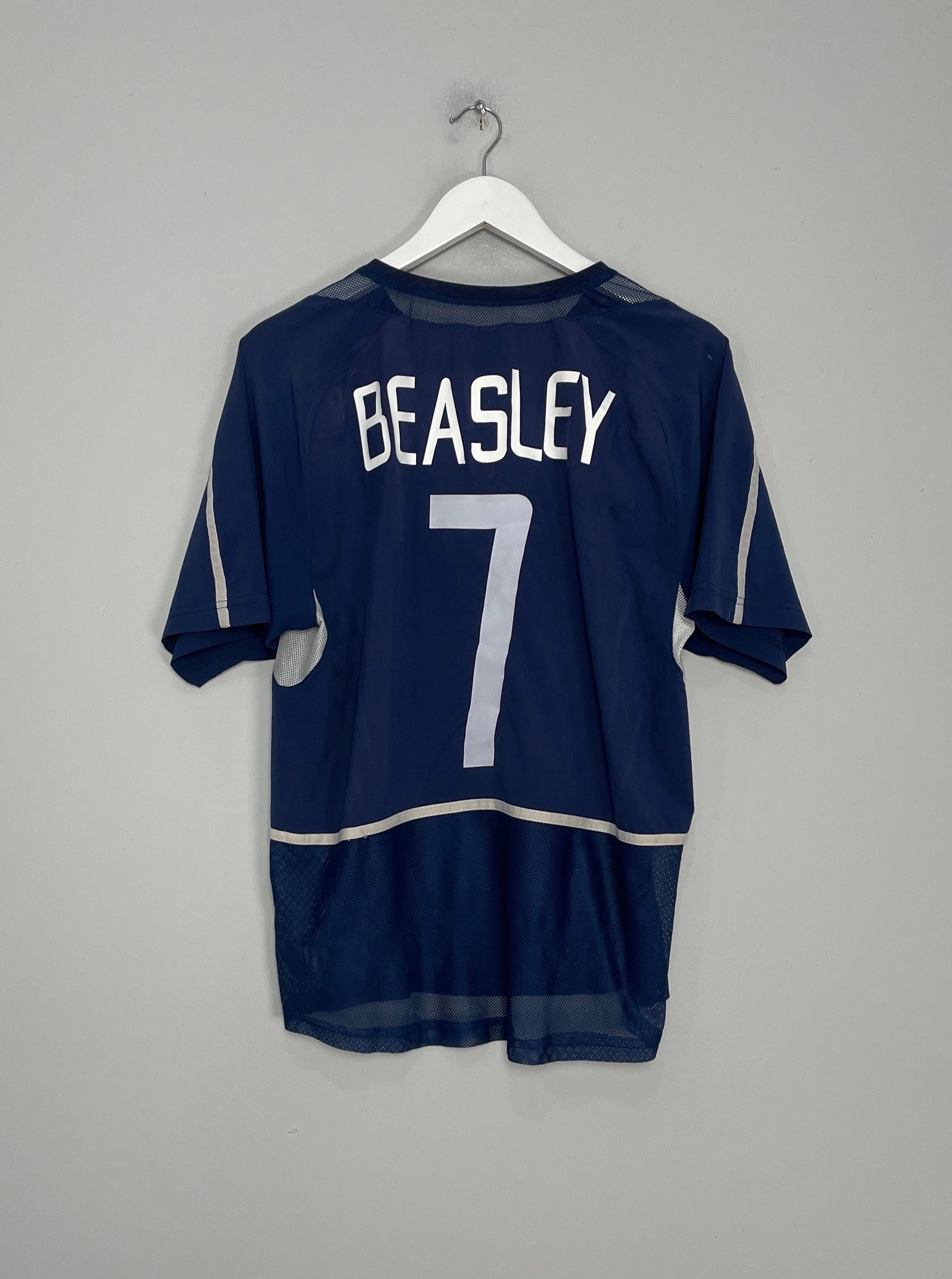 Ventilated Design 2002 USA BEASLEY #7 AWAY SHIRT (S) NIKE