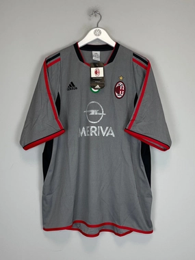 High Visibility Trim Brushed Fleece Lining 2003/04 AC MILAN *BNWT* THIRD SHIRT (XL) ADIDAS