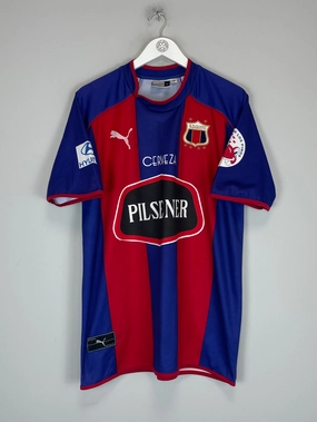 Four Way Stretch Fabric 2003/04 DEPORTIVO QUITO AWAY SHIRT (L) PUMA