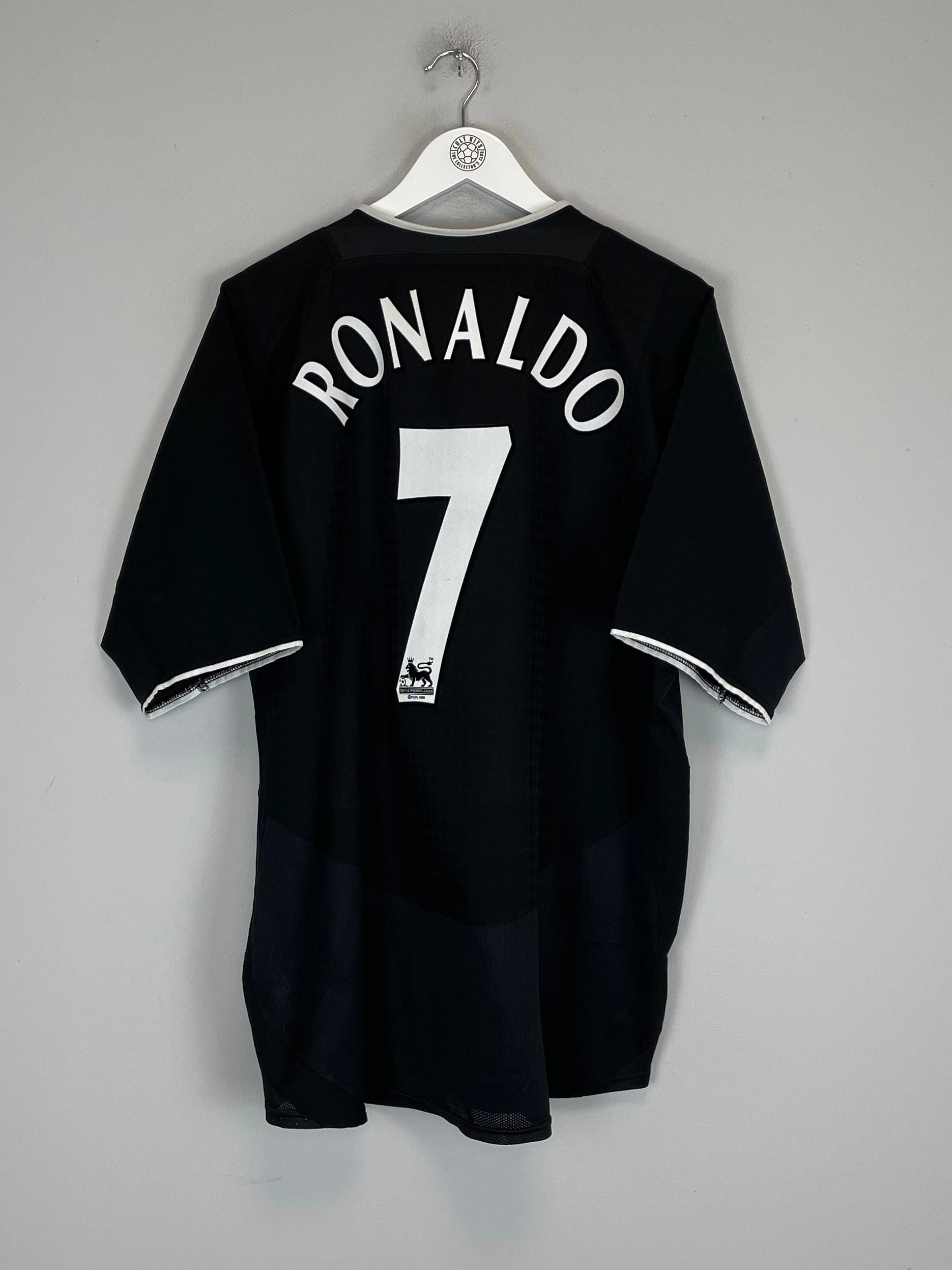 2003/05 MANCHESTER UNITED RONALDO #7 AWAY SHIRT (XL) NIKE UV protection coating Quick Drying Performance Material