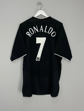 Dynamic Style Eco Friendly Dye 2003/05 MANCHESTER UNITED RONALDO #7 AWAY SHIRT (XL) NIKE