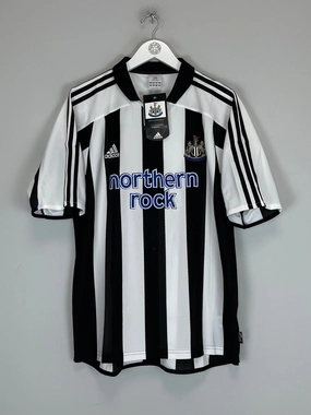 Comfort Apparel 2003/05 NEWCASTLE UNITED *BNWT WITH DEFECTS* HOME SHIRT (L) ADIDAS